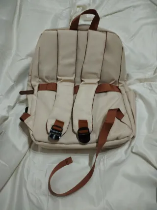 Mochila Beige y Marrón