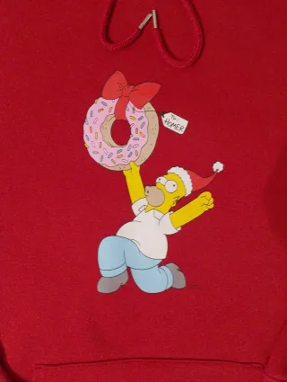 Sudadera retro de Homero Simpson nueva