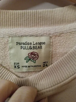 Sudadera beige rosa con estampado Sunnydale