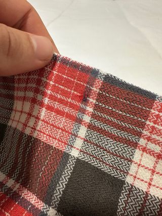 Camisa Levi's cuadros roja y marrón Talla M