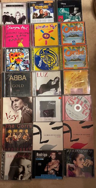 21 CDs Variados: Pop, Rock, Latino