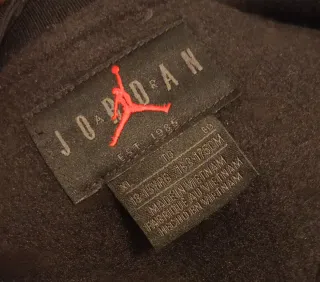 Giubbotto College Jordan Nero Rosso Taglia XS