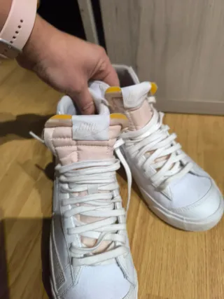 Zapatillas Nike Blancas y Rosas Talla 38