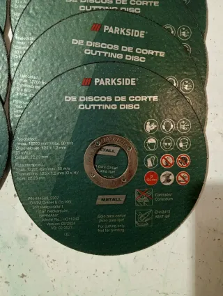 Lote Discos Radial PARKSIDE