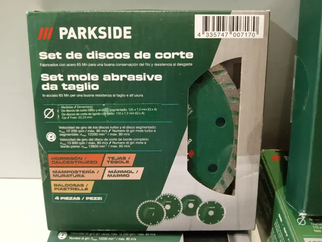 Lote Discos Radial PARKSIDE