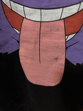 Felpa nera con stampa Pokémon Gengar