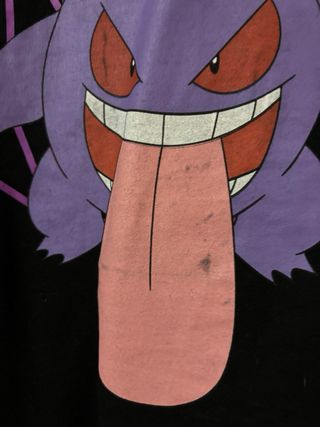 Felpa nera con stampa Pokémon Gengar