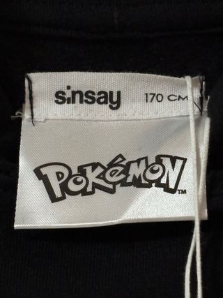 Felpa nera con stampa Pokémon Gengar