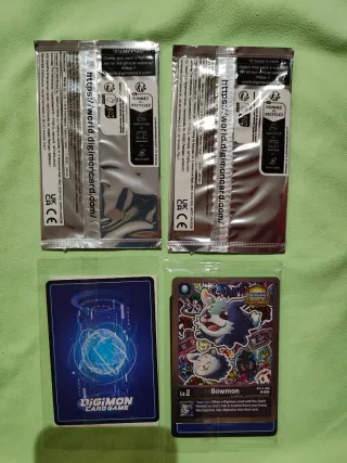 4x sobres Digimon Card Game promocionales Sellados
