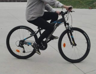Bicicleta Rockrider Gris