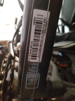 Bicicleta Rockrider Gris XS
