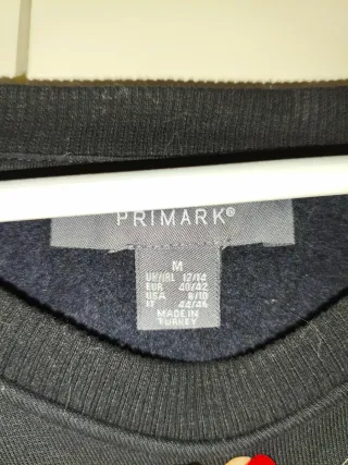 Vestido Sudadera Negro Talla M