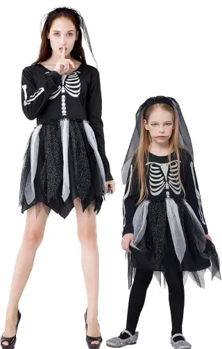 Disfraz Esqueleto Niña IKALI Halloween