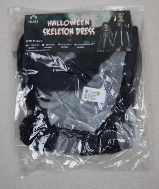 Disfraz Esqueleto Niña IKALI Halloween