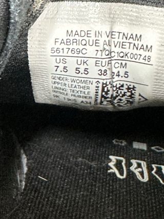 Converse nere donna taglia 38