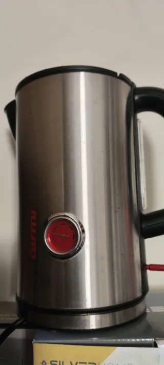 Chaleira Elétrica Inox com Termômetro