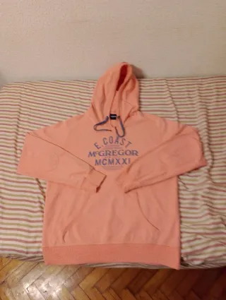 Sudadera McGregor vintage naranja/rosa