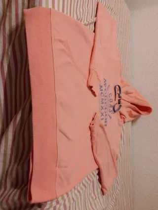 Sudadera McGregor vintage naranja/rosa