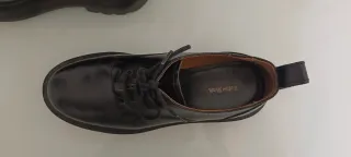 Zapatos negros plataforma cordones