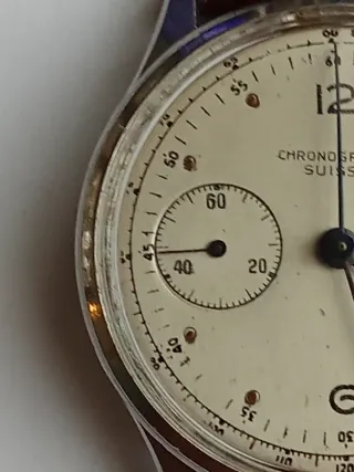 Reloj Chronographe Suisse Marrón/Plata