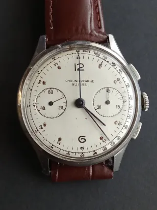 Reloj Chronographe Suisse Marrón/Plata
