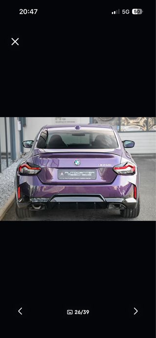 BMW M 240 i X-DRIVE M SPORT PRO COLOR MN THUNDERNG