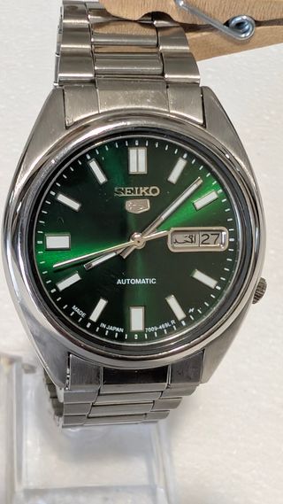 Seiko 5 Automatico Verde Argento