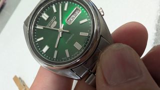 Seiko 5 Automatico Verde Argento