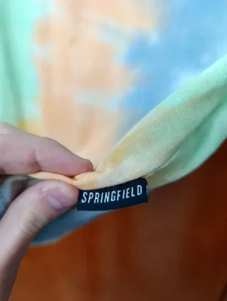 Camiseta Springfield Talla S Tie-Dye