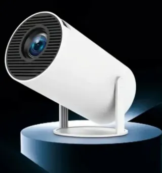 Proyector de cine blanco