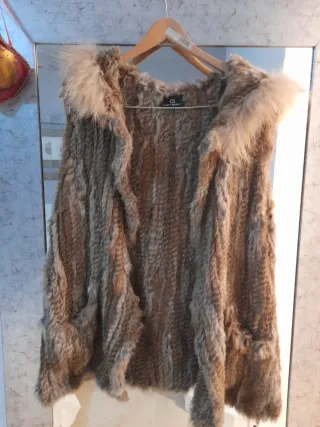 Chaleco Piel Conejo CD COFFRET T.42/44