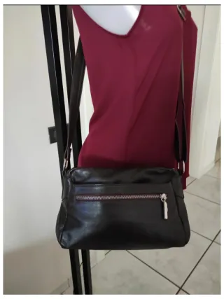 Borsa Pergolesi vera Pelle Nero