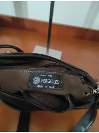 Borsa Pergolesi vera Pelle Nero