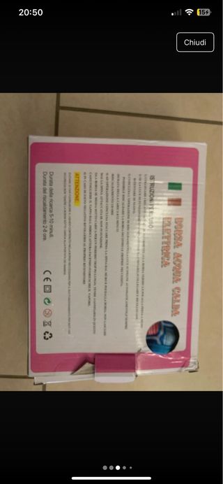 Borsa acqua calda elettrica (prezzo singolo)