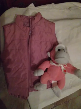 Chaleco acolchado rosa Con regalo!!!