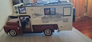 Autocaravana bloques decorativa