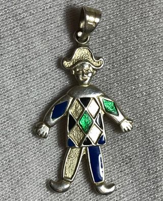 Colgante Plata Ley Bufón Articulado + Regalo