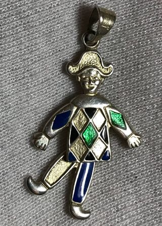 Colgante Plata Ley Bufón Articulado + Regalo