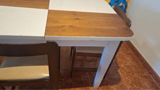 Mesa de comedor extensible madera