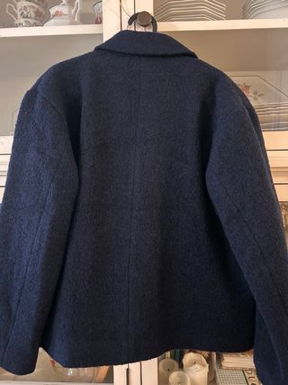 Masscob Chaquetón Lana Azul Marino