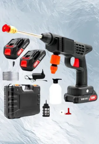 Pistola Idropulitrice a Batteria Ricaricabile Set
