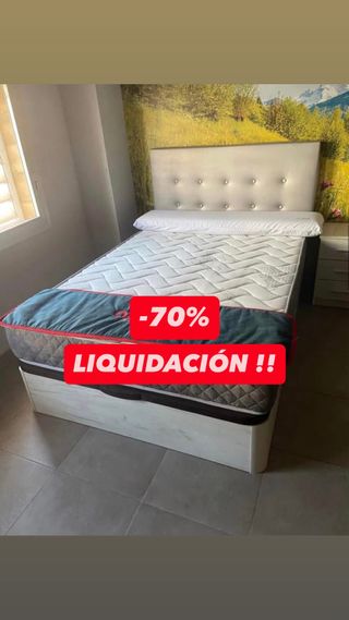 Canape y Colchón -70% Liquidación