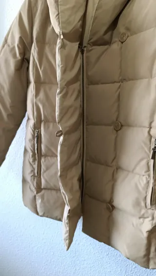 Cazadora plumas como NUEVA Zara Reversible Talla S