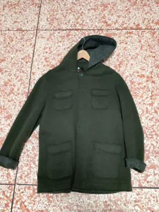 Cappotto uomo lana con cappuccio