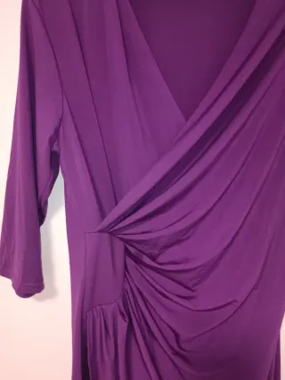 Vestido fiesta morado talla L