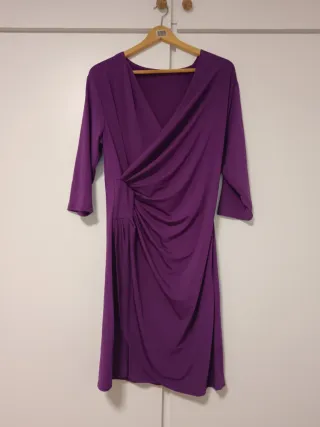 Vestido fiesta morado talla L