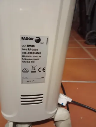 Emisor Térmico Fagor HM3K RA-2005