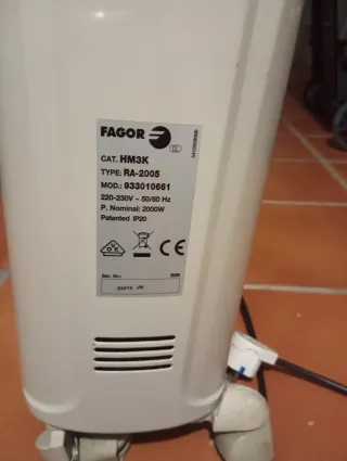 Emisor Térmico Fagor HM3K RA-2005