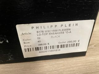 Mocasines Philipp Plein Tachuelas Estrellas Negro