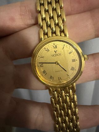 Reloj Viceroy acero bañado en oro